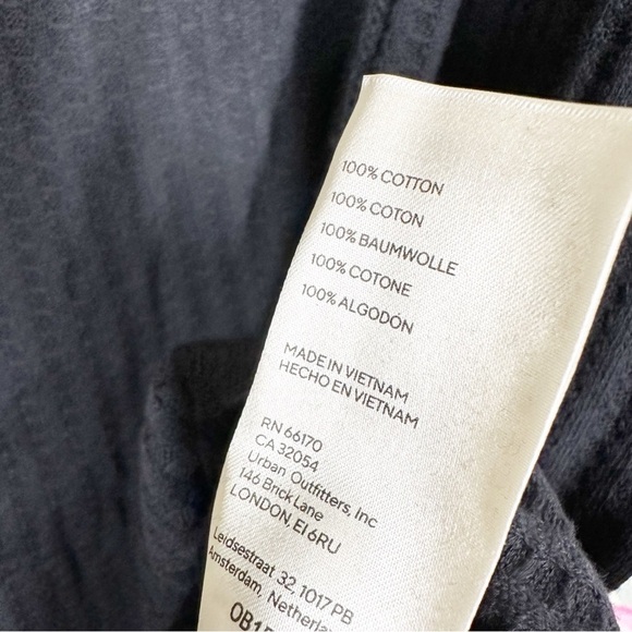 NEW Free People Juicy Thermal Black Long Sleeve Top S - Picture 11 of 12